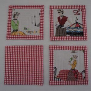 Vintage Ladies Coasters