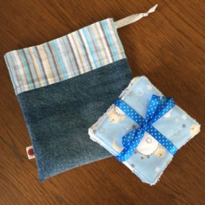 Washable Wipes and Pouch